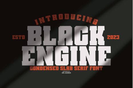 Black Engine Font