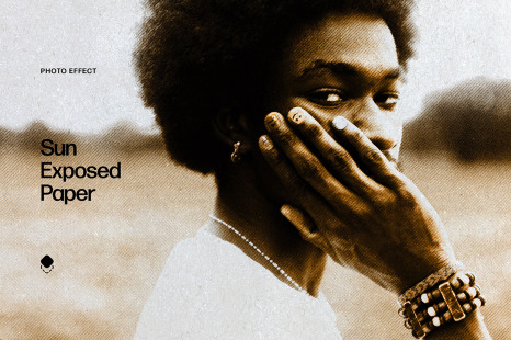 Sun Exposed Paper Effect