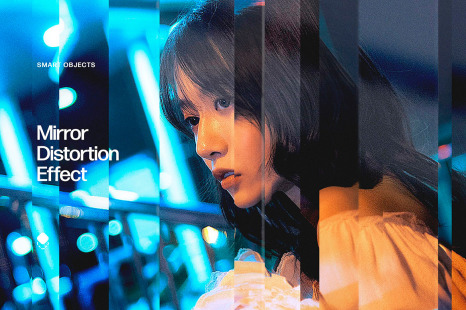 Mirror Distortion Photo Effect
