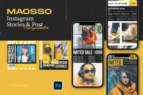 Hype Instagram Template - Maosso
