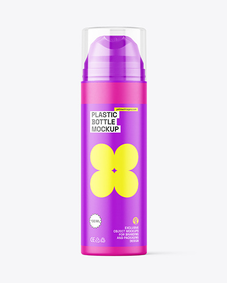 Matte Airless Bottle Mockup