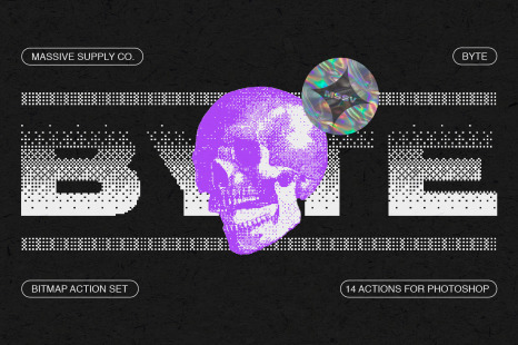 BYTE - Bitmap Actions for Photoshop