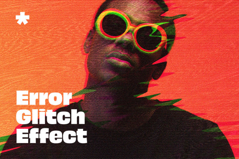 Error Glitch Photo Effect