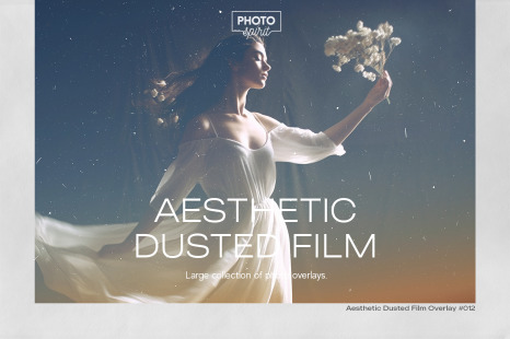 17 Aesthetic Dusted Film Effect Photo Overlays