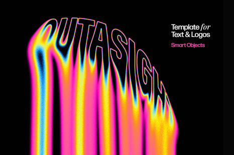 Liquid Melting Text Effect