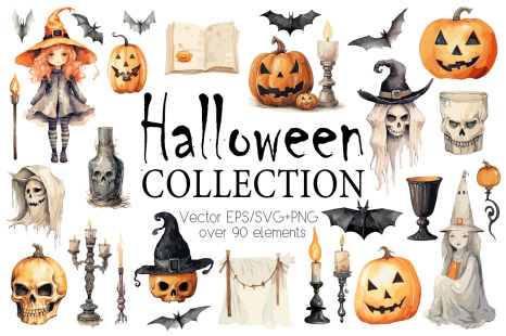 Halloween Vintage clipart