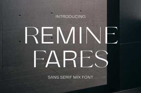 Remine Fares Mix Font