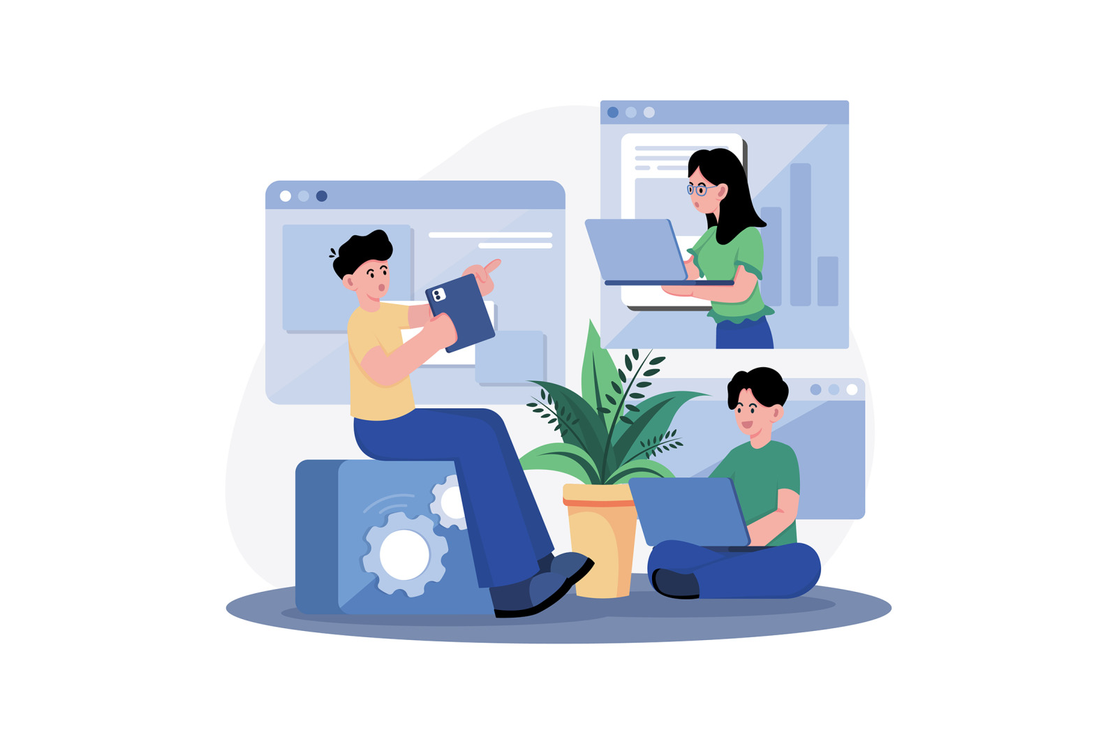 M681_Business Activities Illustration Pack M681_Business Activities Illustration Pack