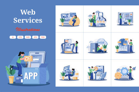 M709_Web Services Illustration