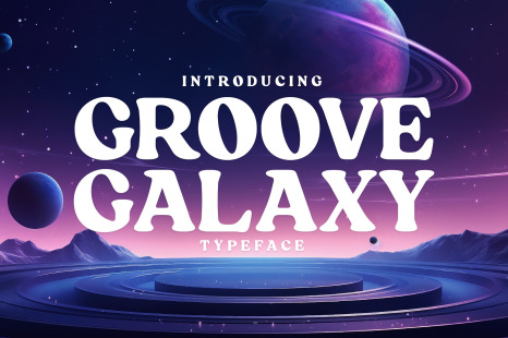 Groove Galaxy - Rounded Vintage Type