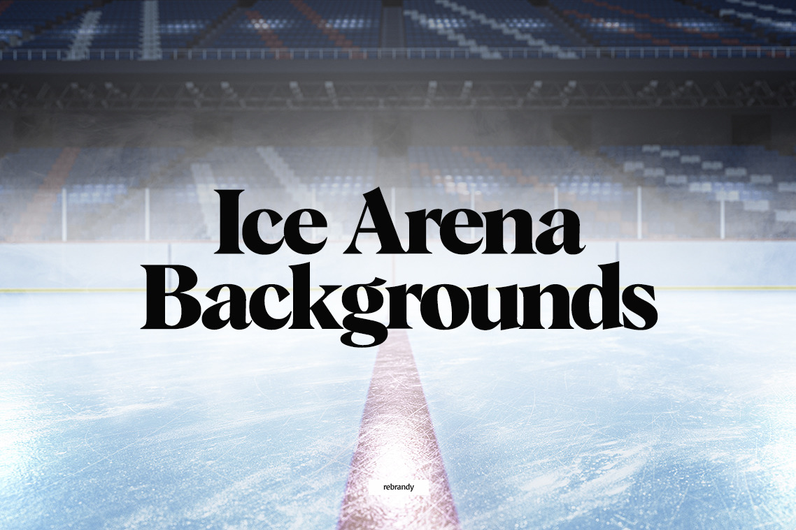 Ice Arena Backgrounds on Yellow Images Creative Store