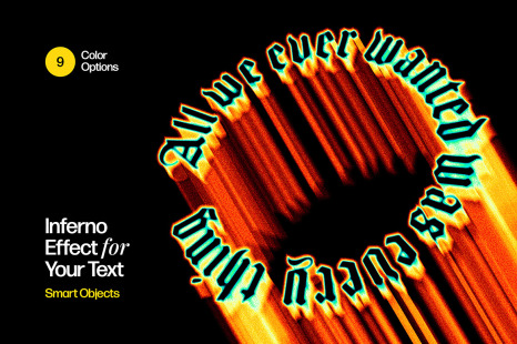 Inferno Text Effect