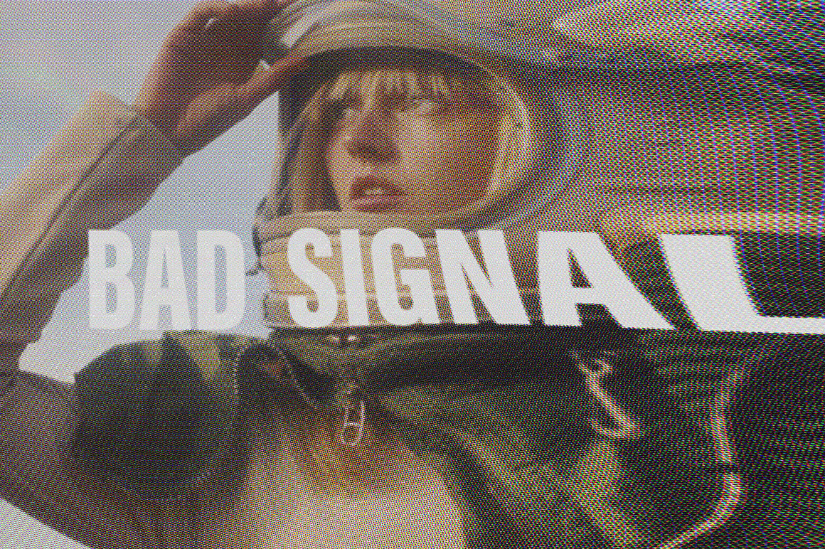 Bad Signal Photo Effect Bad Signal Photo Effect