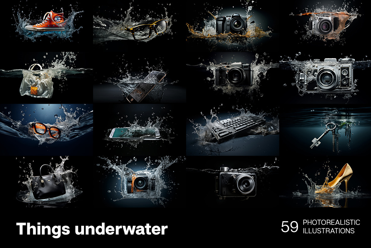 Things underwater on Yellow Images Creative Store