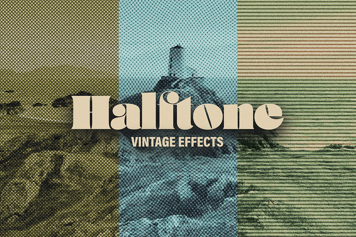 Halftone Vintage Effects Halftone Vintage Effects