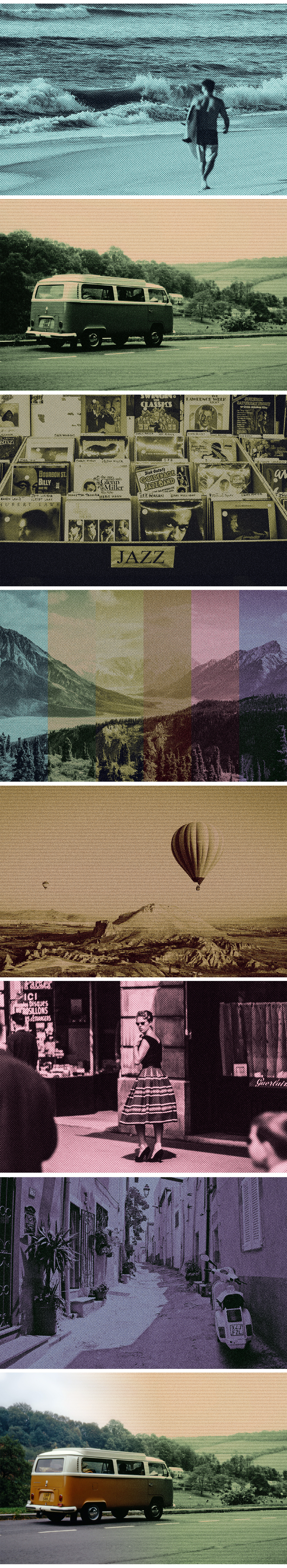 Halftone Vintage Effects Halftone Vintage Effects