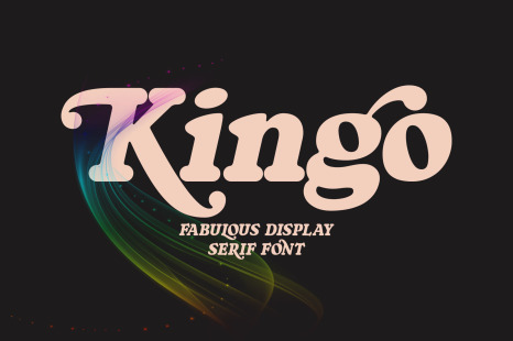 Kingo - Bold Display Font