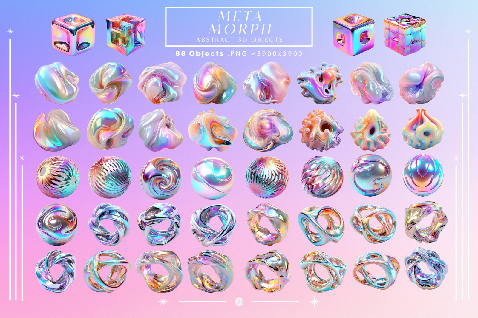 MetaMorph Abstract 3D Objects MetaMorph Abstract 3D Objects