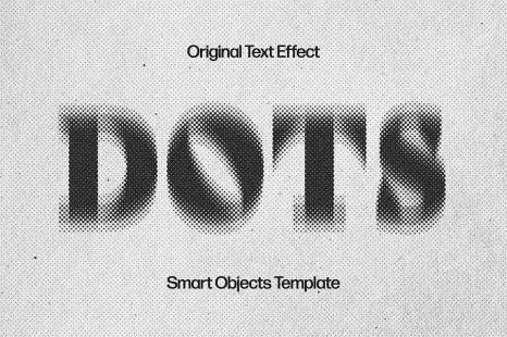 Blurred Dots Text Effect