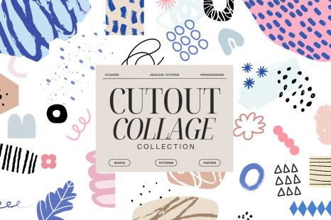 Cutout Collage Shapes