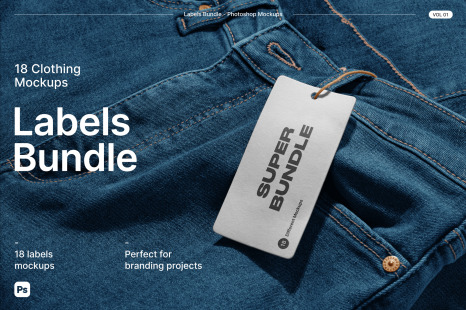 Clothing Labels Mockups