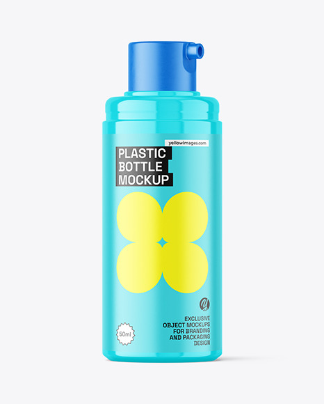 Glossy Airless Bottle Mockup