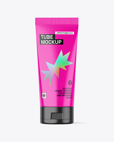 Cosmetic Plastic Tube Mockup