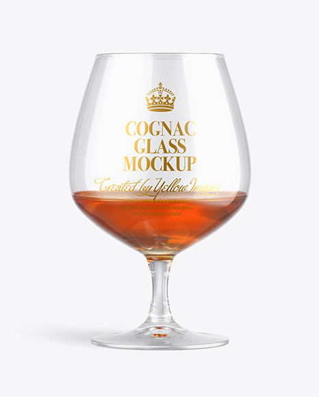 Cognac Glass Mockup
