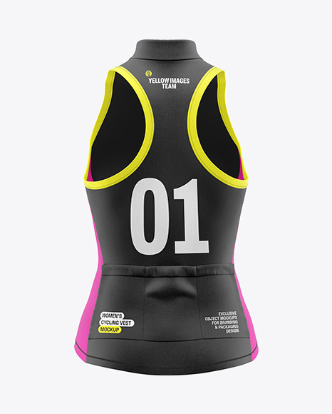 Women’s Cycling Vest Mockup