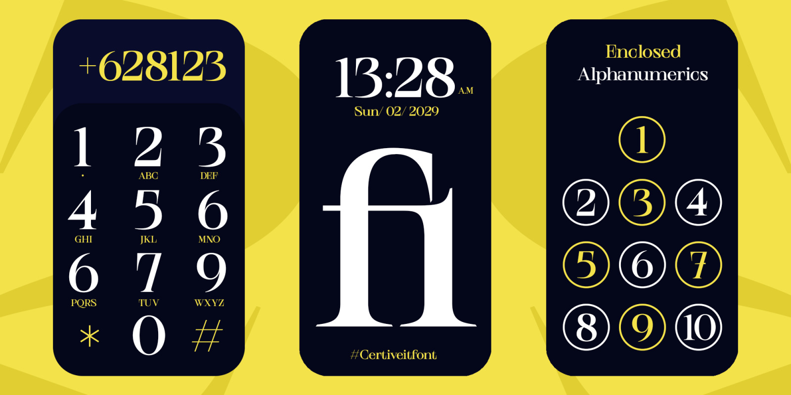 Certiveit - Serif Display Modern Certiveit - Serif Display Modern