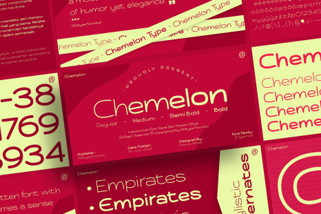 Chemelon Font Family