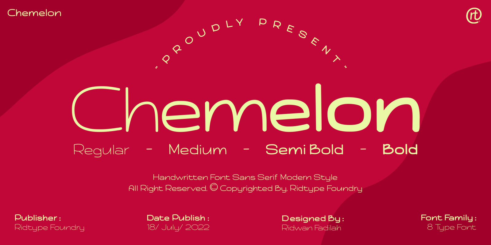 Chemelon Font Family Chemelon Font Family