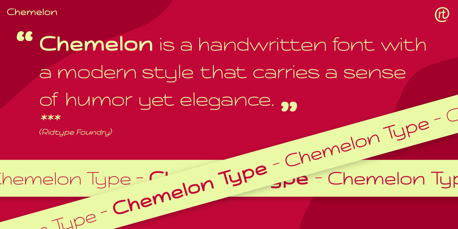 Chemelon Font Family Chemelon Font Family