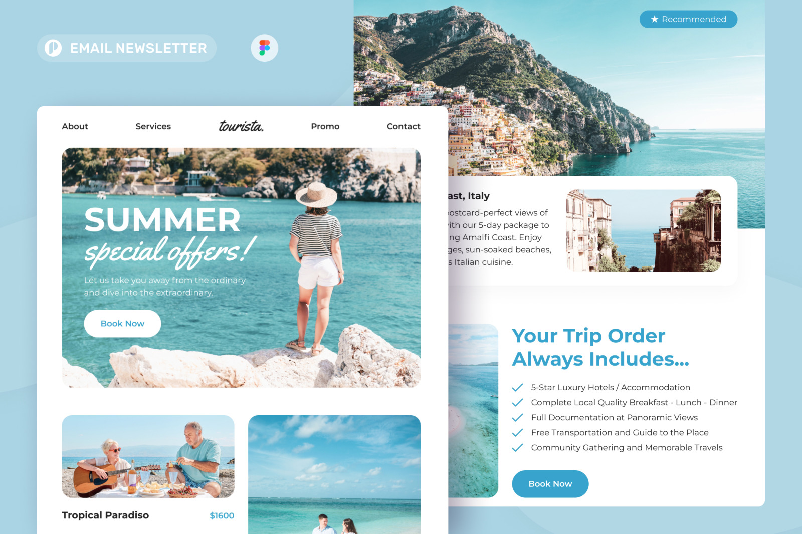 Tourista - Travel Agency Email Newsletter Tourista - Travel Agency Email Newsletter