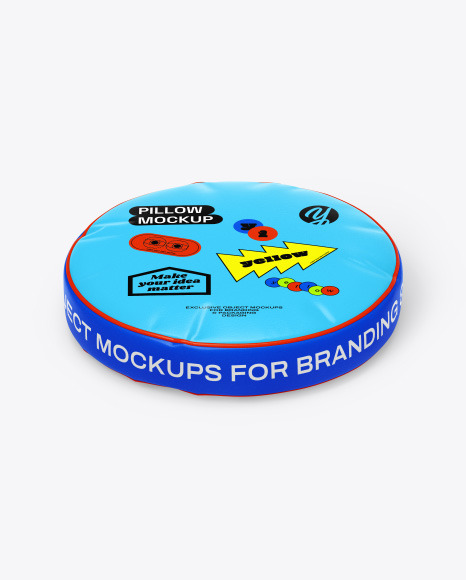 Leather Pillow Mockup
