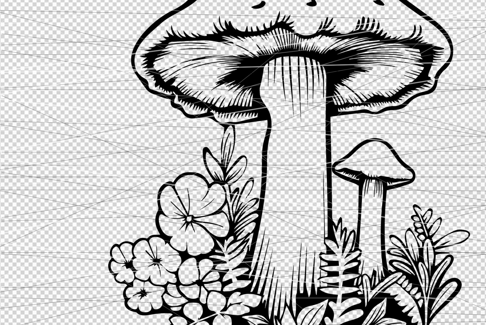 Mushroom Svg Clipart. Mushroom Cut File. Mushroom Svg Clipart. Mushroom Cut File.