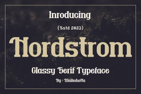 Nordstrom - Classy Serif Typeface