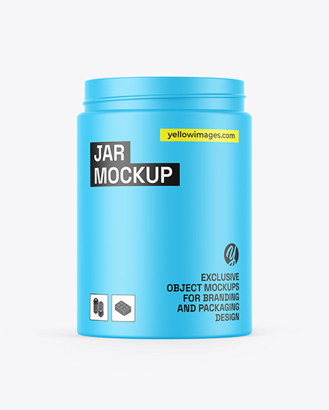 Matte Jar Mockup