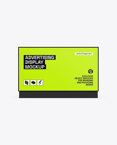 Digital Display Stand Mockup