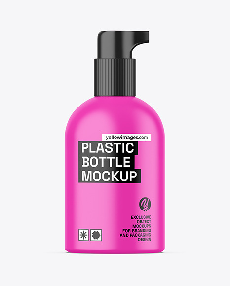 Matte Cosmetic Bottle Mockup