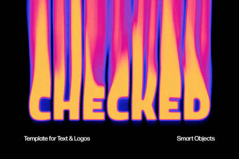 Liquid Melted Text Effect