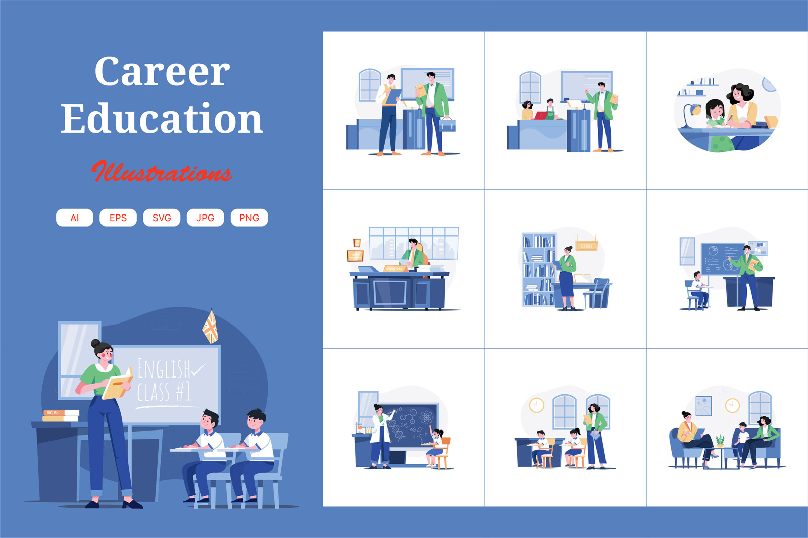 M595_Career Education Illustration Pack M595_Career Education Illustration Pack