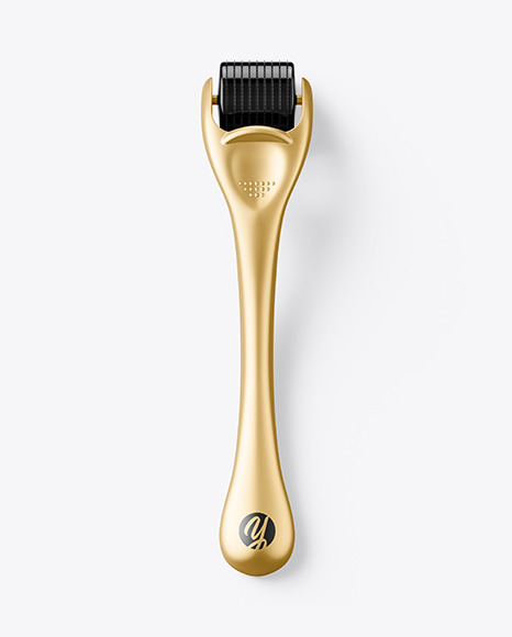 Matte Metallic Derma Roller Mockup