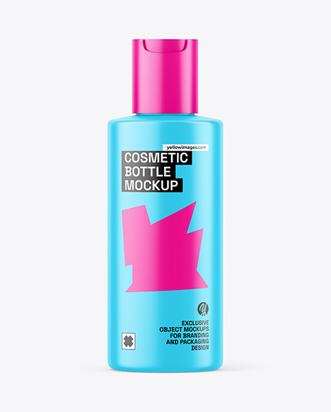 Matte Cosmetic Bottle Mockup