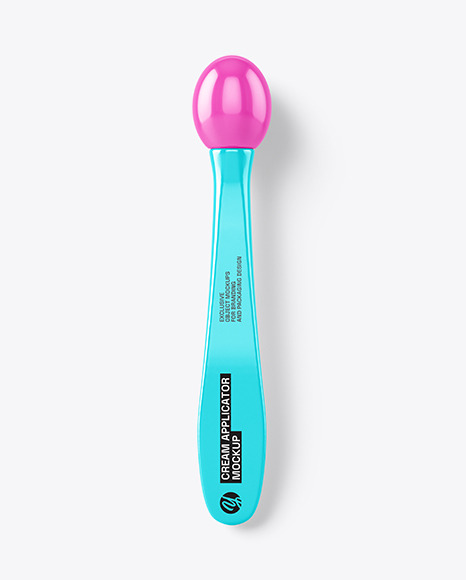 Glossy Cosmetic Applicator Mockup