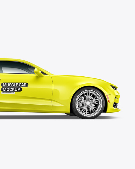 Muscle Car Mockup