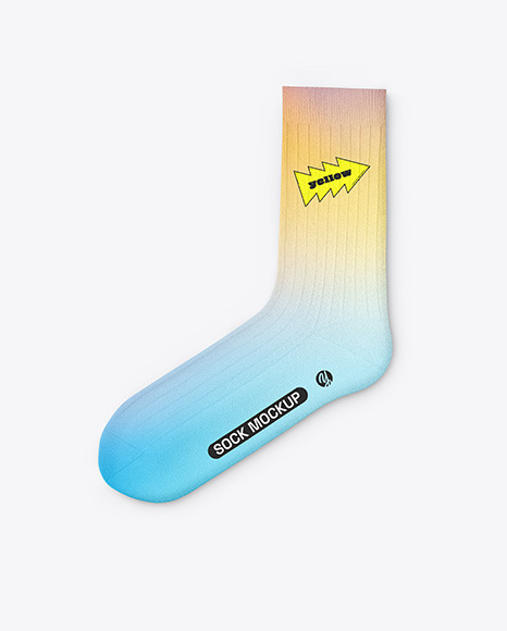 Sock Mockup - Top View
