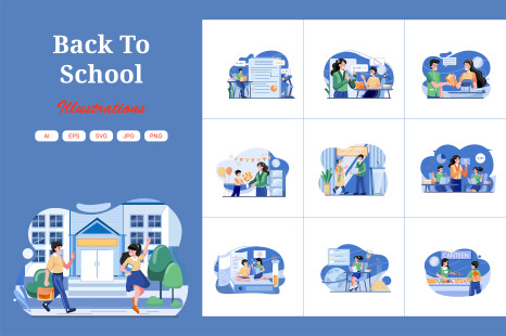 M610_Back To School Illustration Pack