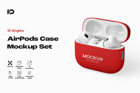 AirPods Case Mockup Set