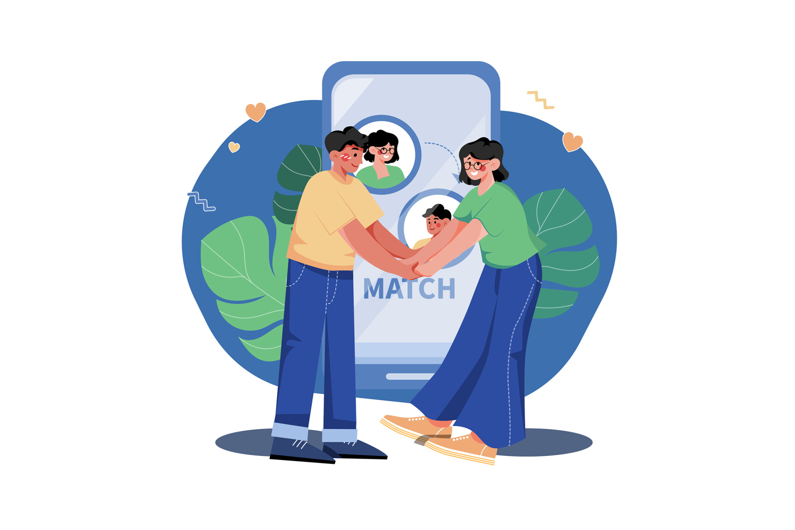 M432_Online Dating Illustration Pack M432_Online Dating Illustration Pack